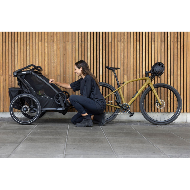 Thule Chariot Sport 2 Double Bike Trailer – Black