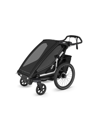 Remorque Vélo Thule Chariot Sport 2 pour 1 Enfant – Noir
