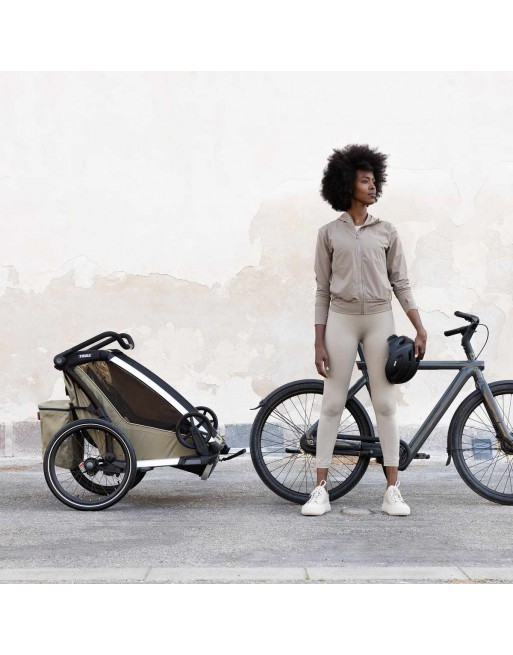 Thule Chariot Cross 1 fietskar - dark slate