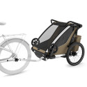 Thule Chariot Cross 2 bike trailer - Faded Khaki