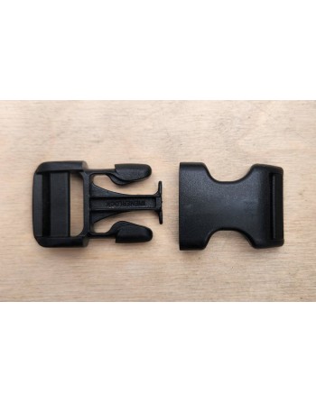Bicycle trailer belt buckle 63 mm x 32 mm