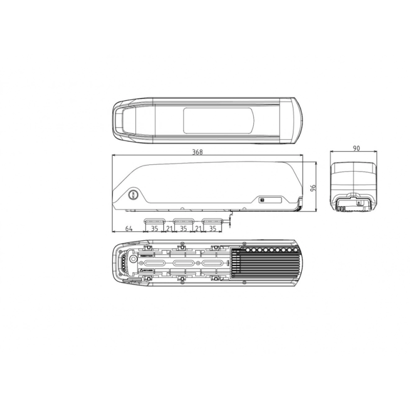 KidsCab Cares 4 battery old model 36V 17.5Ah Uart
