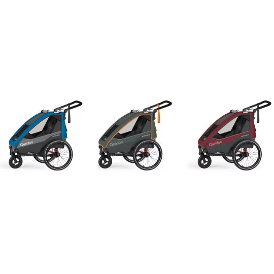 Qeridoo Sportrex 2 children's bicycle trailer