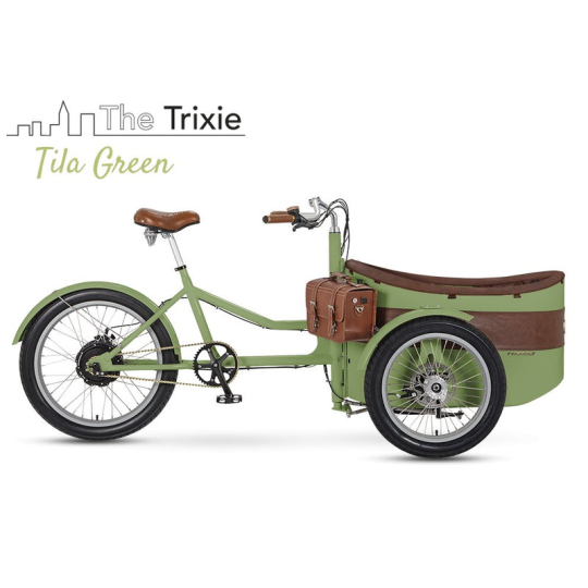 Vélo cargo Rayvolt Trixie au look rétro