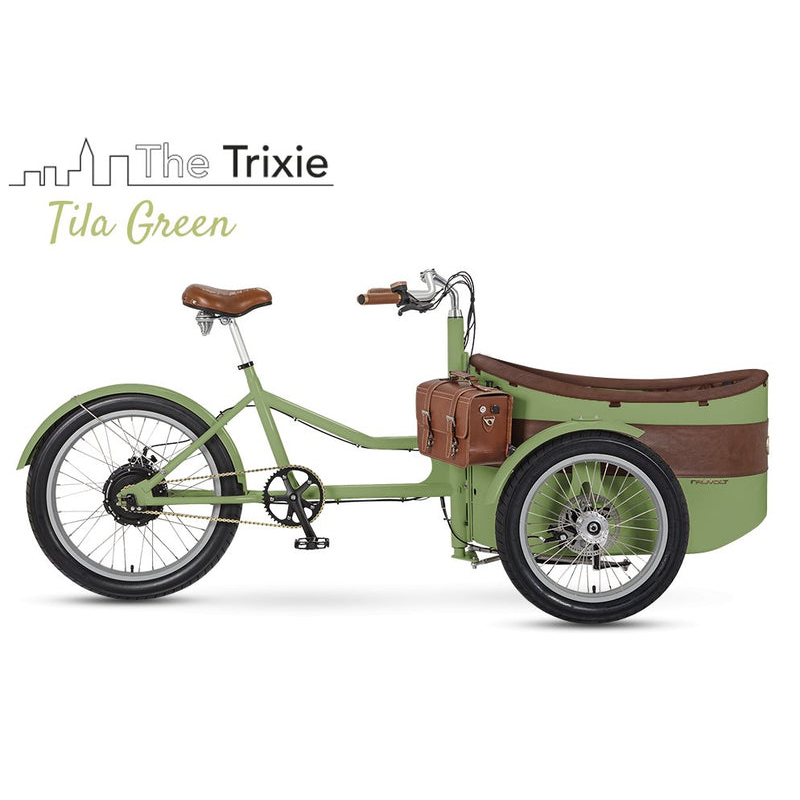 Vélo cargo Rayvolt Trixie au look rétro