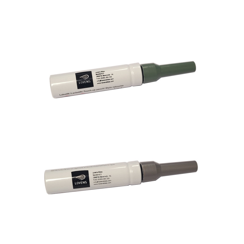 Stylo de peinture Lovens Vert mousse / Argent