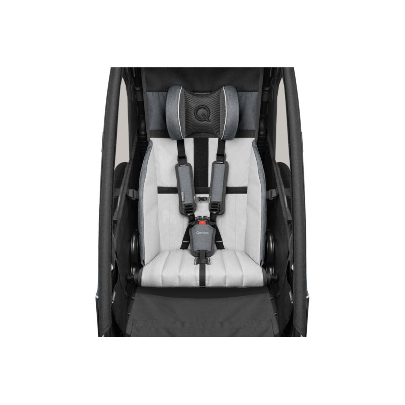 Qeridoo bike trailer Sportrex 1 Limited Edition Jeans Blue
