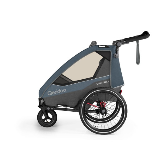 Remorque de vélo pour enfants Qeridoo Sportrex 2 Limited Edition Jeans Blue