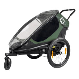 Hamax Regenhülle Outback / Avenida 2-Sitzer – Transparenter Regenschutz