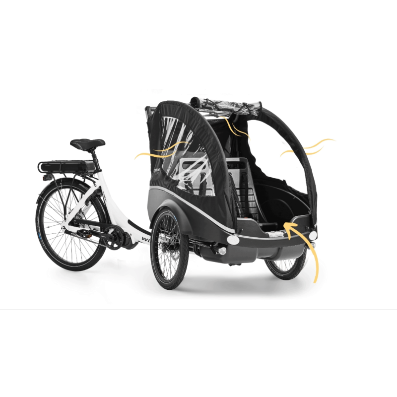 Winther Kangaroo Lite Electric child cargo trike