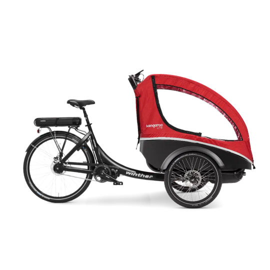 Winther Kangaroo Lite Electric child cargo trike
