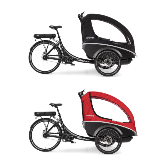 Winther Kangaroo Lite Electric child cargo trike
