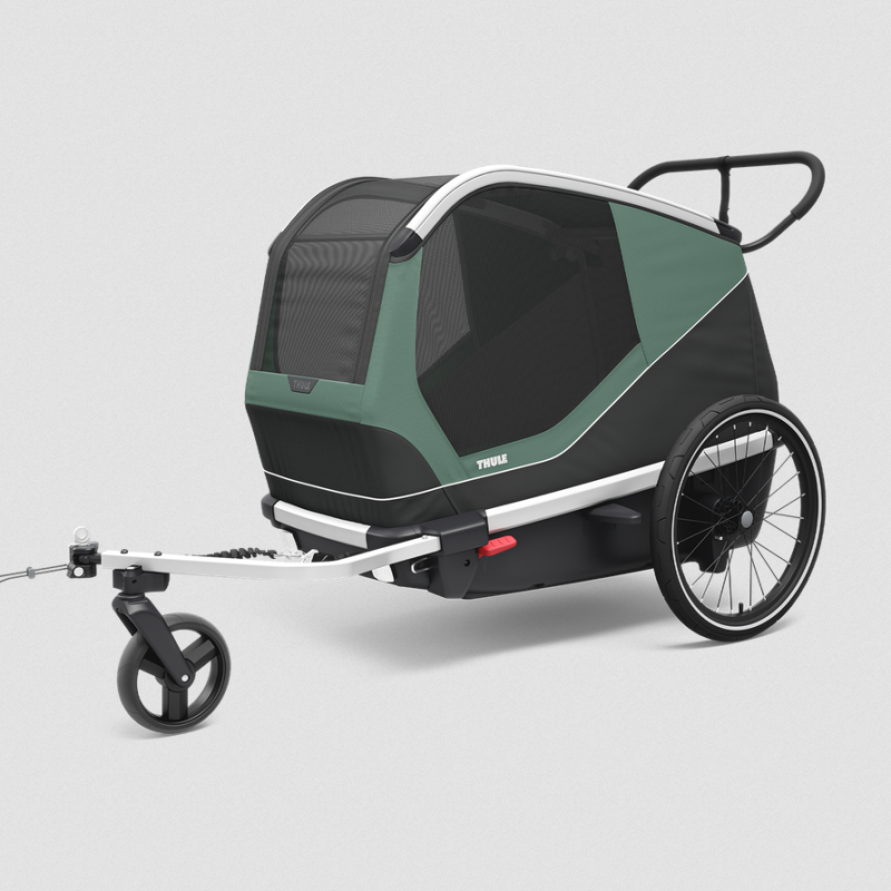 Thule Bexey L hondenfietskar hazy groen