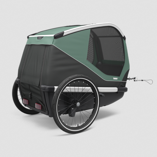 Thule Bexey L hondenfietskar hazy groen