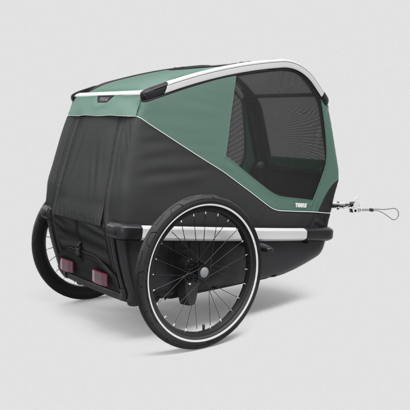 Thule Bexey L hondenfietskar hazy groen