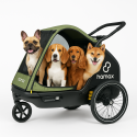 Hamax Pluto M Remorque Vélo pour Chien – Transport sûr et confortable jusqu’à 35 kg