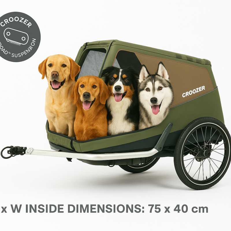 Croozer dog L Enna hundeanhänger (Federung)