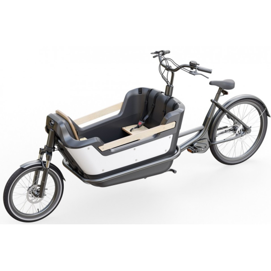 KidsCab Royal 2 Elektrisches Lastenfahrrad - Nexus 7 Kette