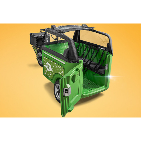 Ouca Kiddiebus cargo bike for 8 children