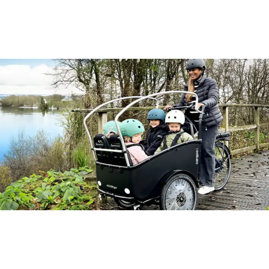 Vélo cargo électrique Winther Cargoo Cargoo 2+2