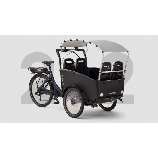 Vélo cargo électrique Winther Cargoo Cargoo 2+2