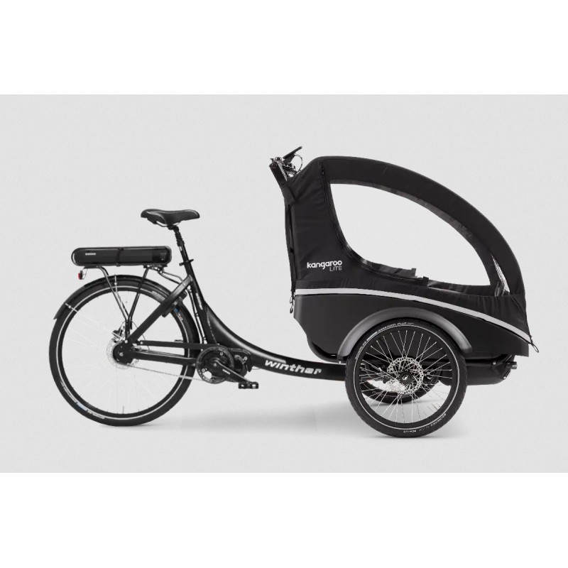 Winther Kangaroo Dog – Elektrisches Lastenfahrrad für Hunde