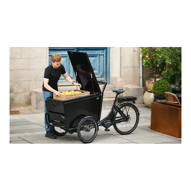Winther CX – Professionele Elektrische Cargofiets met Grote Laadbox