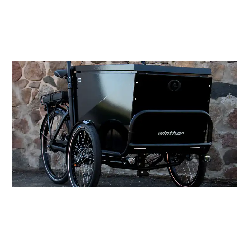 Winther CX – Professionele Elektrische Cargofiets met Grote Laadbox