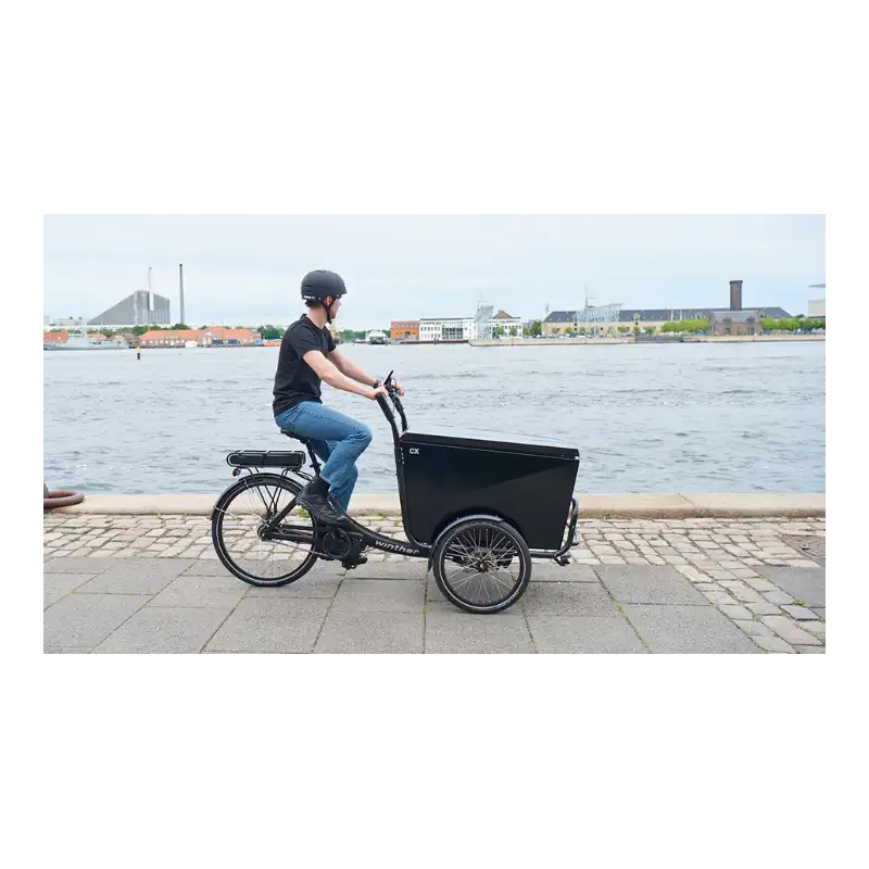 Winther CX – Professionelles Elektrisches Lastenrad mit Großem Laderaum