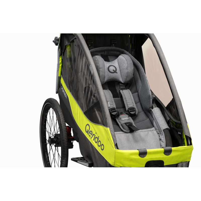 Qeridoo Hamac Bébé avec Cadre de Sécurité – Universel pour Remorques Qeridoo – 0–10 Mois