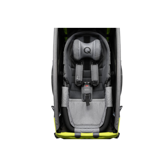 Qeridoo Hamac Bébé avec Cadre de Sécurité – Universel pour Remorques Vélo Qeridoo – 0 à 10 Mois