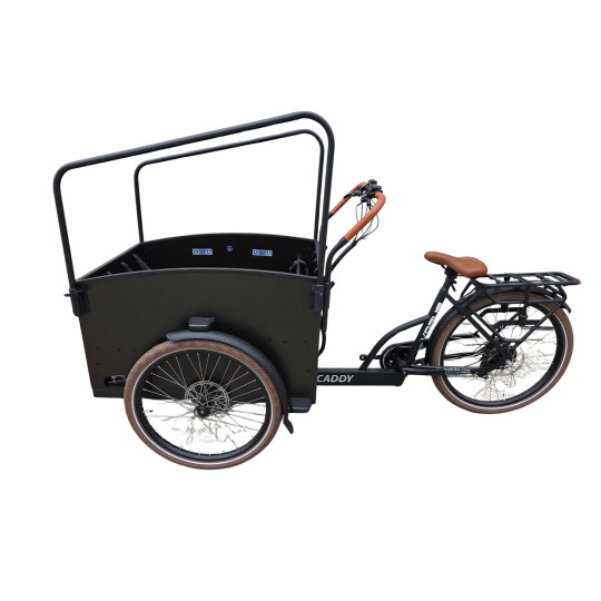 Vogue Caddy Electric Cargo Bike – Matte Black