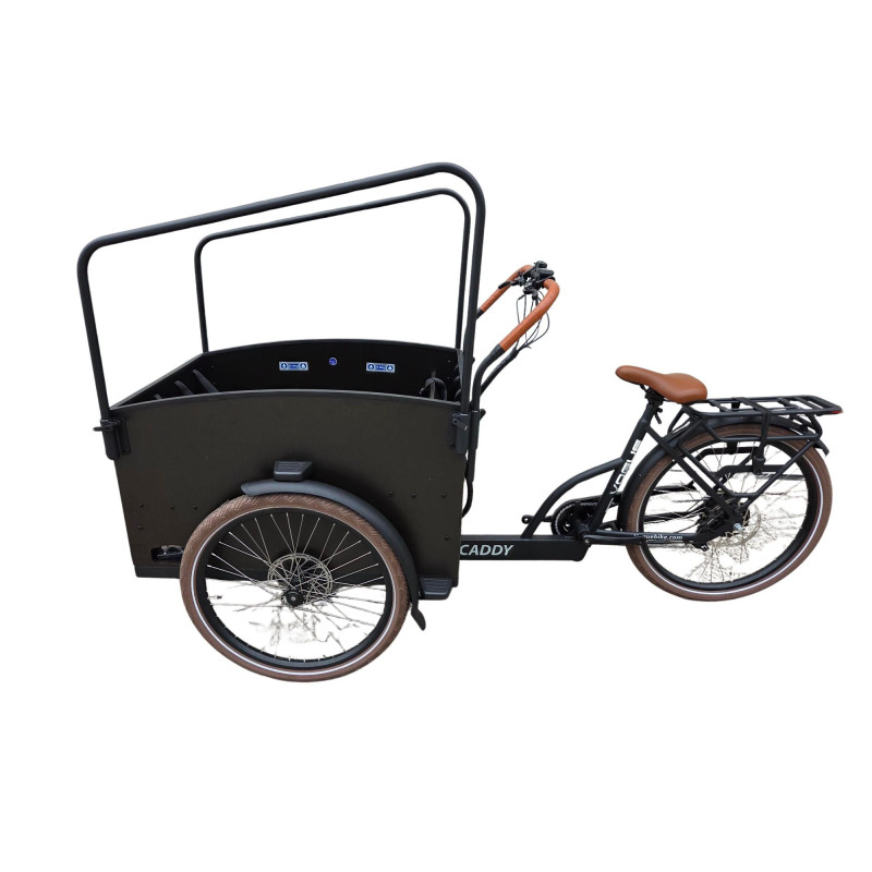 Vogue Caddy Vélo Cargo Électrique – Noir Mat