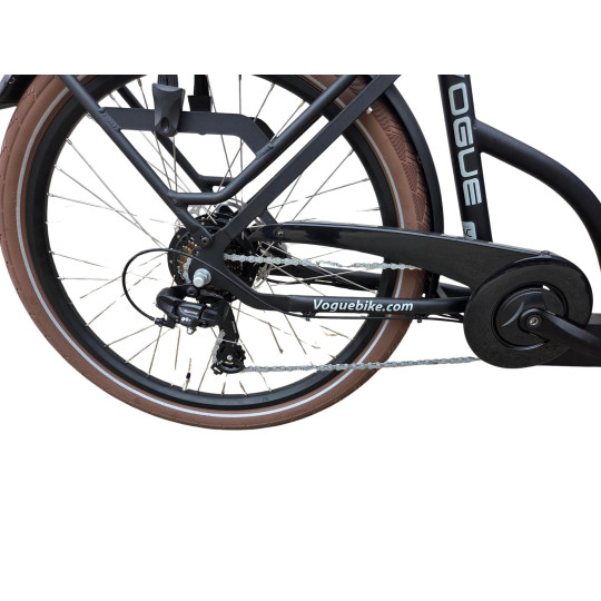Vogue Caddy Electric Cargo Bike – Matte Black