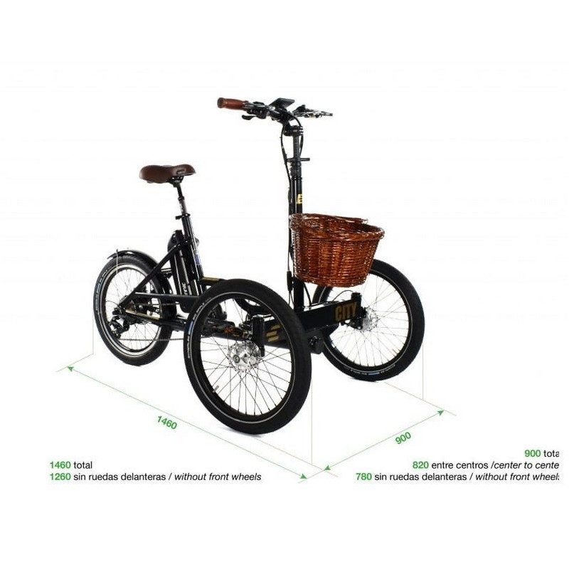 Etnnic 2.0 adult tricycle – stable and comfortable mobility bike