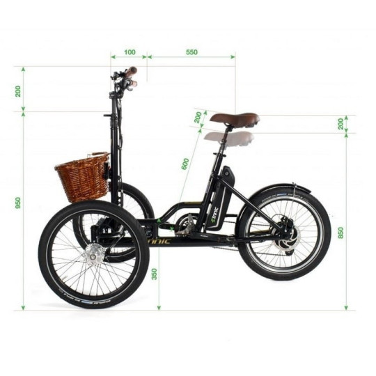 Etnnic 2.0 adult tricycle – stable and comfortable mobility bike