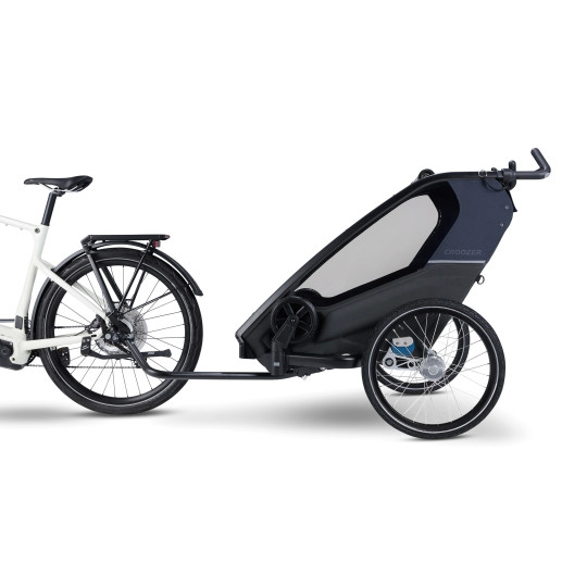 Croozer Kid Lykke 2 – Blueberry Blue | Premium Double Bike Trailer