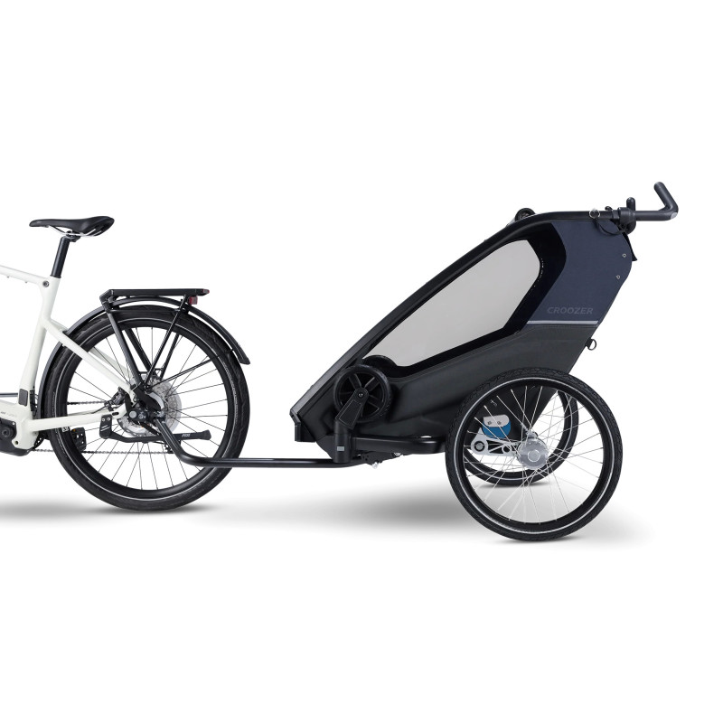 Croozer Kid Lykke 2 – Blueberry Blue | Luxe dubbele fietskar