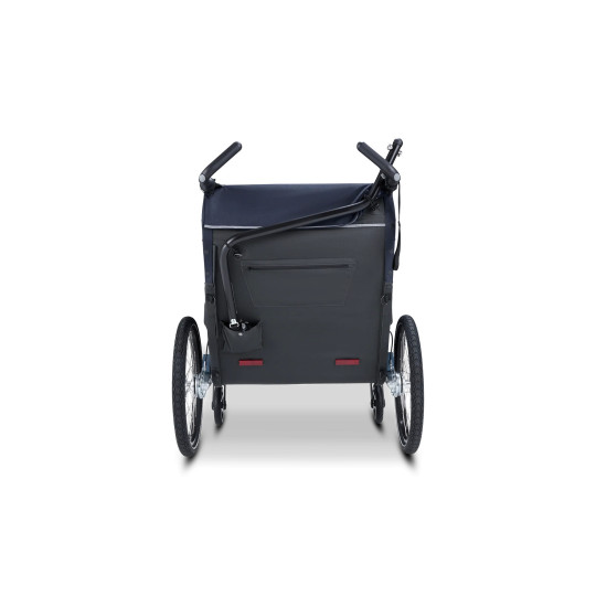 Croozer Kid Lykke 2 – Blueberry Blue | Premium Double Bike Trailer
