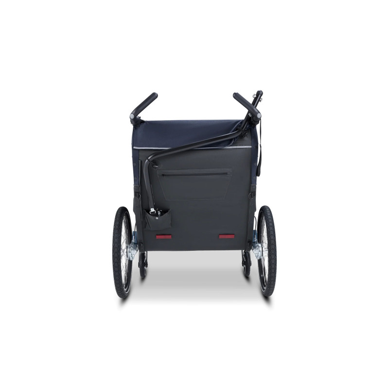 Croozer Kid Lykke 2 – Blueberry Blue | Remorque vélo premium 2 places