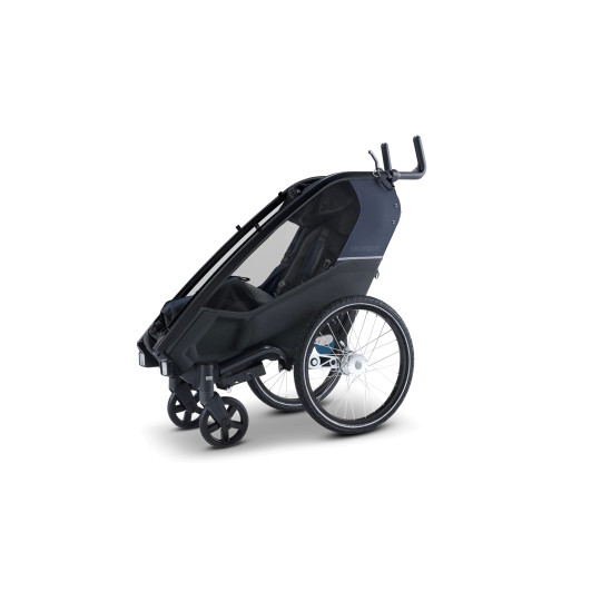 Croozer Kid Lykke 2 – Blueberry Blue | Luxe dubbele fietskar