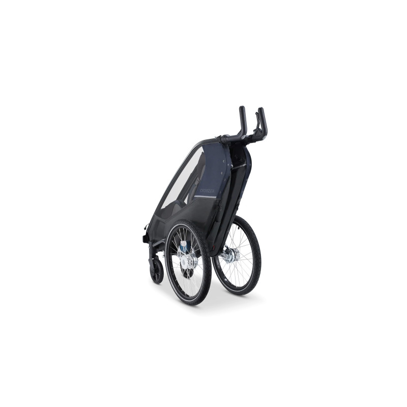 Croozer Kid Lykke 2 – Blueberry Blue | Remorque vélo premium 2 places