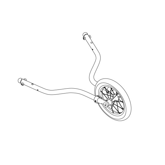 Croozer Jogger Set – For Kid Lykke (Accessory)