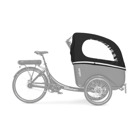 Winther Cargoo Housse de Pluie – Tente de Pluie Étanche pour Vélo Cargo