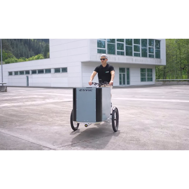 Etnnic Cargo XXL Vélo Cargo Électrique pour Chien – 120x60x70 cm – Pour Très Grands Chiens
