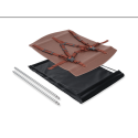 Johnny Loco (E-)Cargo Cruiser Leder Zusatzsitz Deluxe – Komplettes Sitzset Braun
