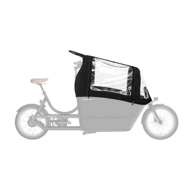 Johnny Loco Twin Cruiser Regenverdeck – Luxus Regendach Schwarz