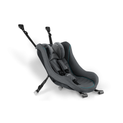 Qeridoo Babyschaal – Babyzitje voor Fietskar – 0–12 kg – Donkergrijs