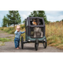 Qeridoo Nacho Hundeanhänger M Grün – 2-in-1 Buggy & Fahrradanhänger mit Federung