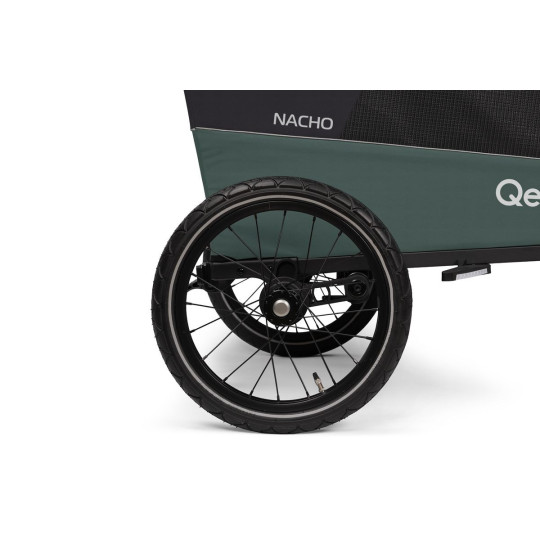 Qeridoo Nacho L hondenfietskar – 2-in-1 buggy & fietskar voor grote honden